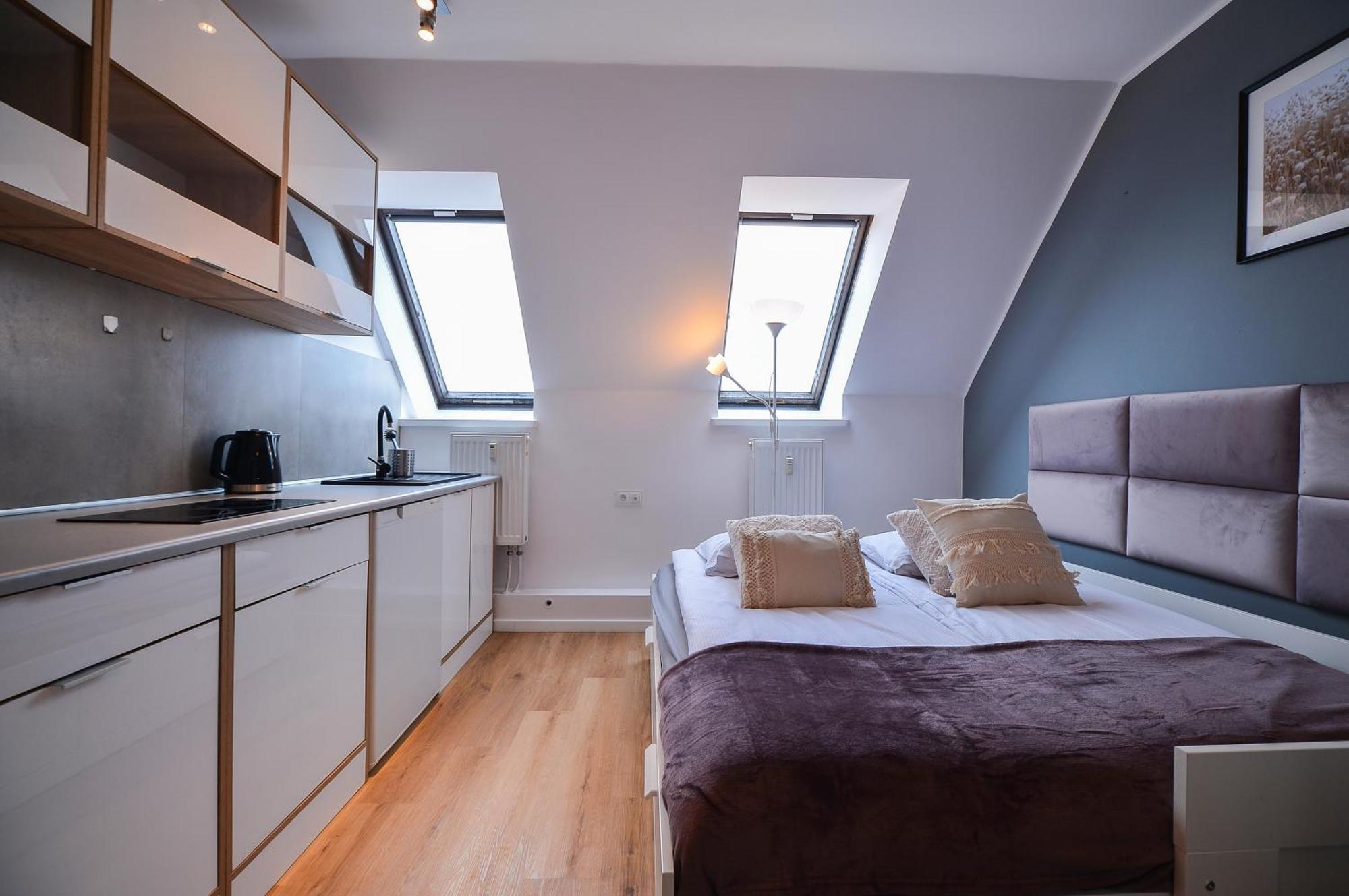 Citystay Brzezno Studio 3 Min Do Plazy グダニスク エクステリア 写真